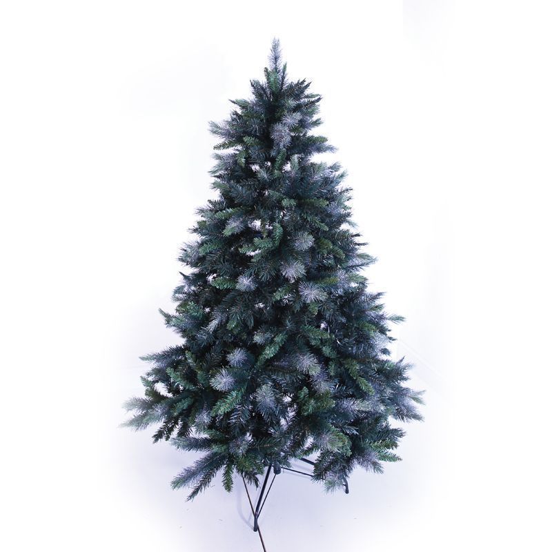 6ft Mountain Fir Christmas Tree Artificial - White Frosted Green 988 Tips 