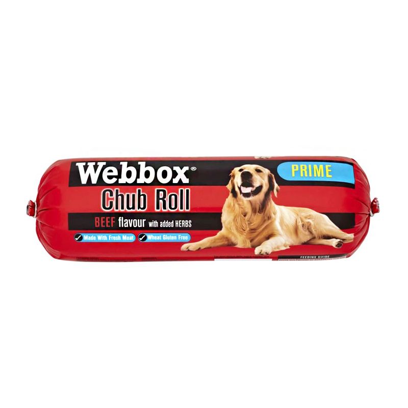 Webbox Chub Roll Beef Flavour 800g