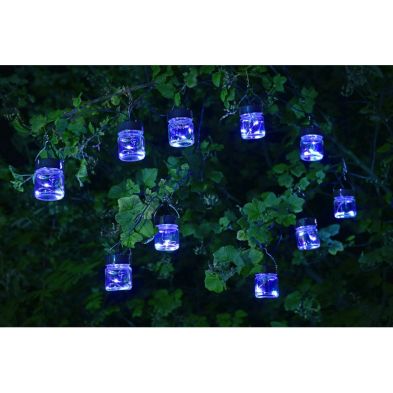 Jar Solar Garden String Lights Decoration Opal Led 38m Firefly By Smart Solar