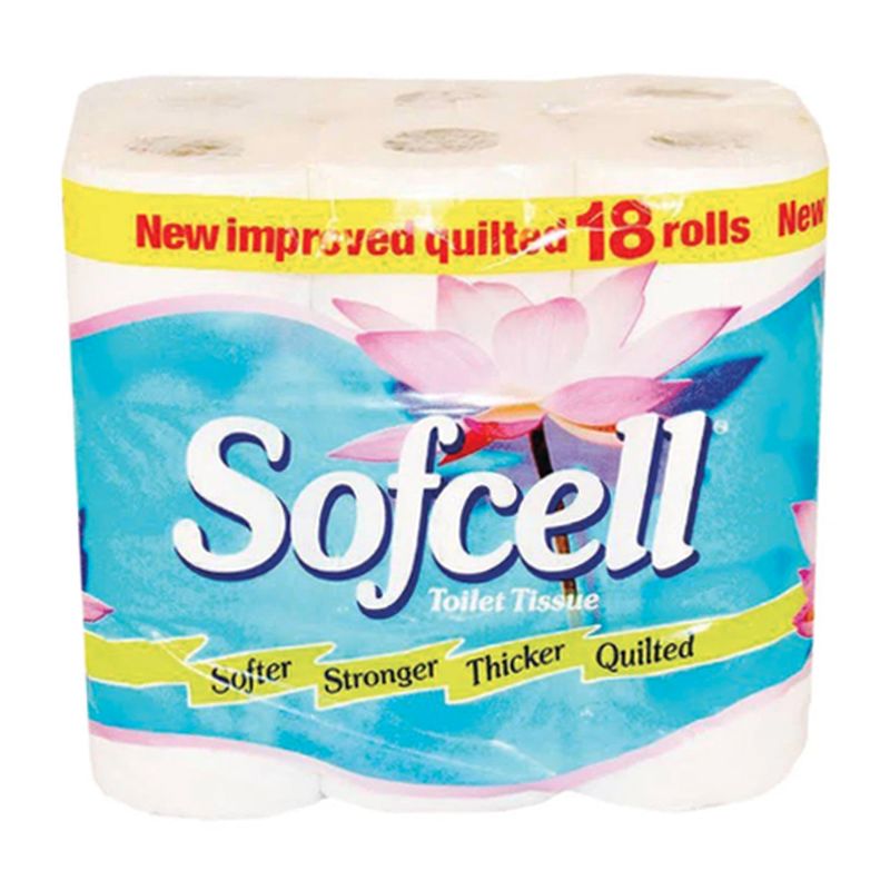 Sofcell Toilet Rolls (Pack of 18) - Buy Online at QD Stores