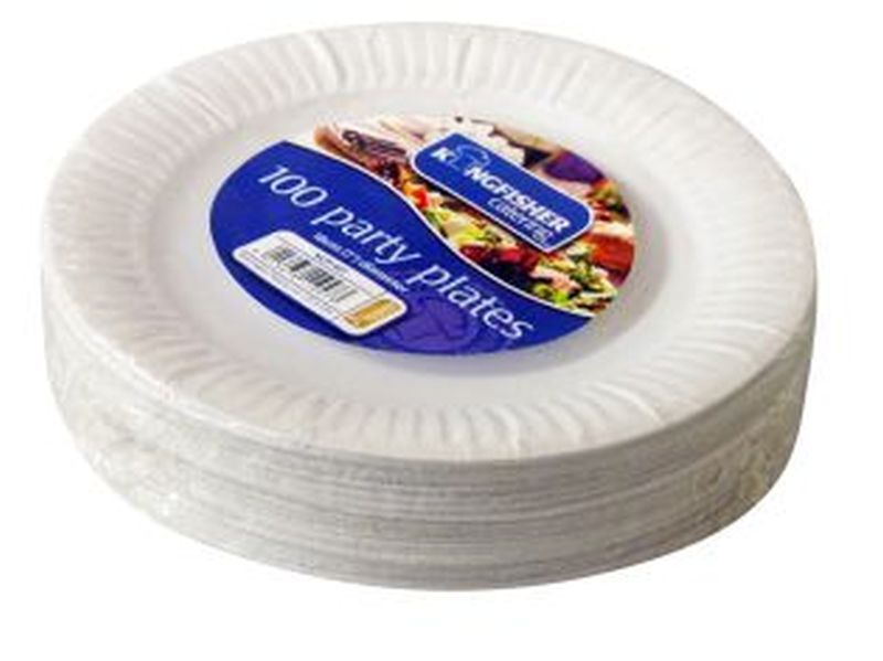Kingfisher Paper Plates 7in 100 pack