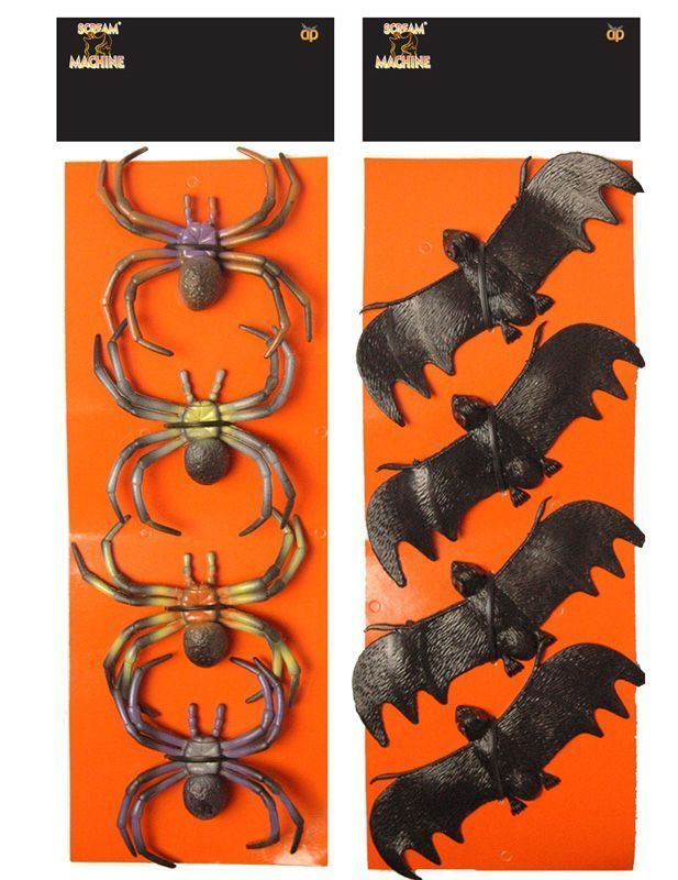 Bats Halloween Decorations (supplied as a pack of 4)