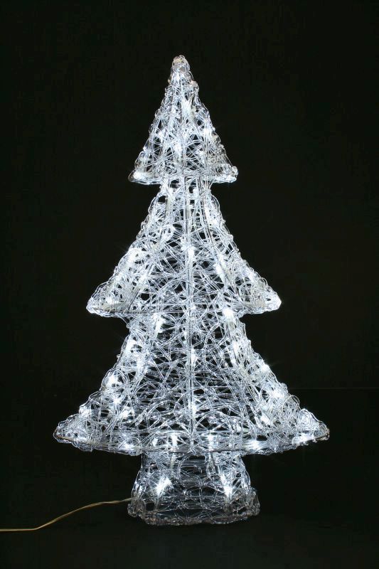 Acrylic Tree With Metal Frame With 80 White LEDS