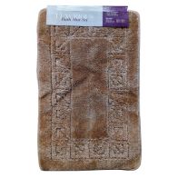 See more information about the 2x Bath Mat Set - Brown