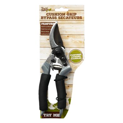 Product photograph of Growing Patch Cushion Grip Bypass Secateurs from QD stores