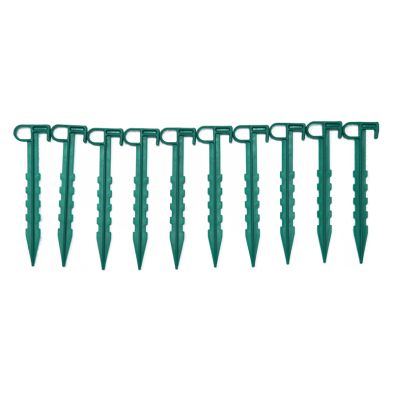 Product photograph of Growing Patch10 Pack 14cm Green Plastic Garden Pegs from QD stores