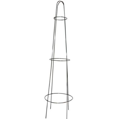 Product photograph of 120cm Stand Pyramid Climbing Plant Support from QD stores