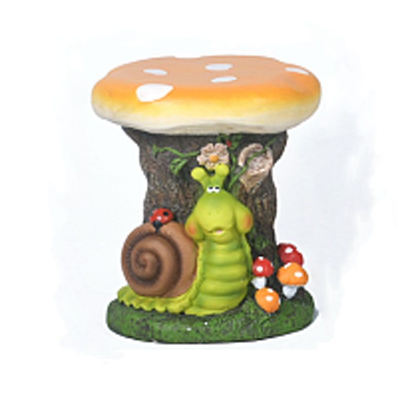 Novelty  Mushroom Animal Stool - Snail
