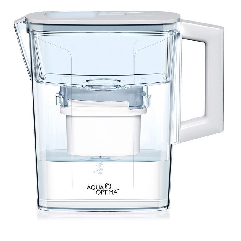 Aqua Optima Compact White Water Filter Jug