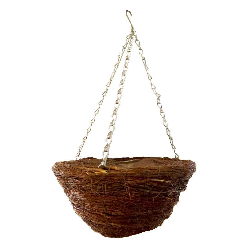 12 Inch African Hanging Basket  - Twig Design
