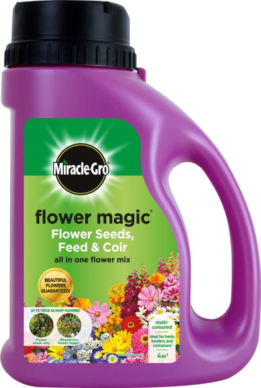 Miracle Gro Miracle-Gro 1kg Flower Magic Flower Seeds with Feed and Coir