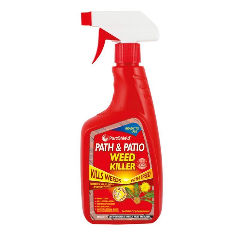 PestShield Path & Patio Weed Killer 500ml Trigger Spray Bottle