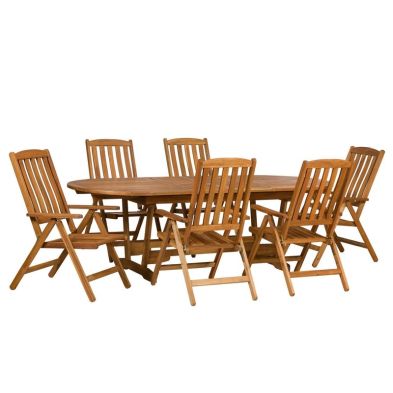 See more information about the Edinburgh Garden Patio Dining Set by Royalcraft - 6 Seats