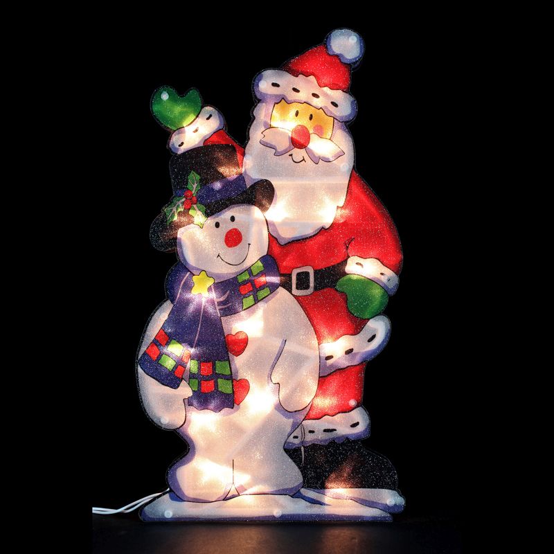 Santa & Snowman Christmas Light
