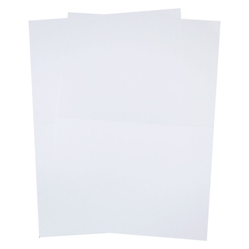 10 Sheets White A4 Size Pre-Creased Card