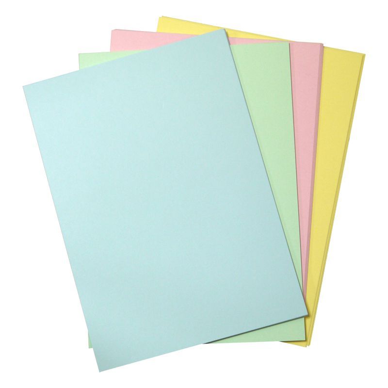 40 Sheets Assorted Pastel Coloured A5 Size 160 gsm Card