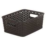 See more information about the 8L Curver My Style Rattan Basket - Dark Brown