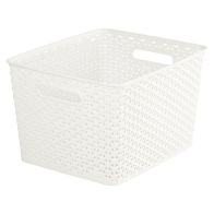 See more information about the 18L Curver My Style Rattan Basket - White