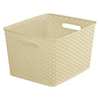 See more information about the Plastic Basket 18 Litres - Cream My Style by Curver