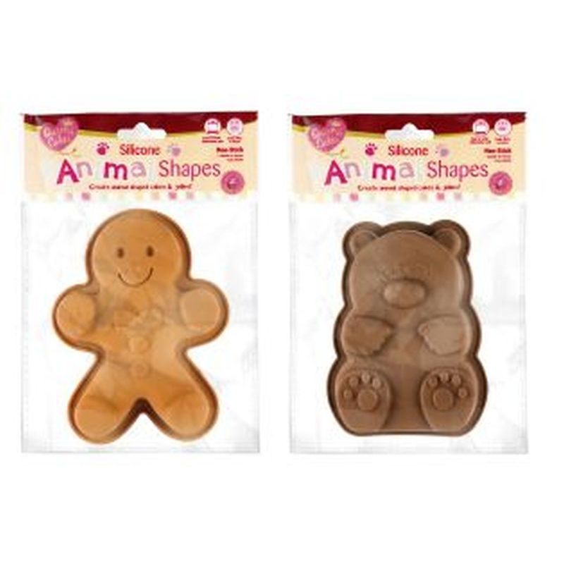 Cake Mould Gingerbread Man & Bear