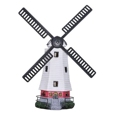 See more information about the Windmill Solar Garden Light Ornament Decoration 4 Warm White LED - 40cm by Bright Garden