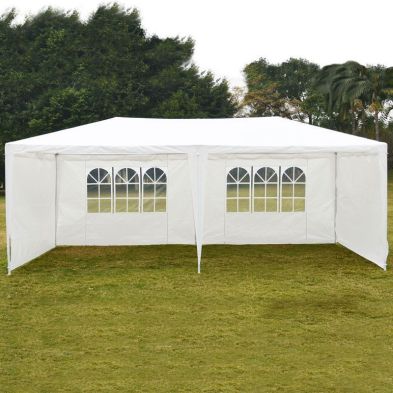 Product photograph of Essentials Garden Party Tent By Croft With A 3 X 6m White Canopy from QD stores