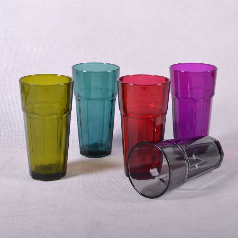 Glass Tumbler With Colour Spray (360ml)