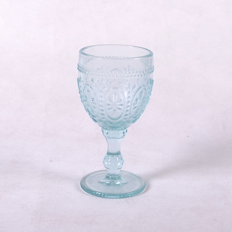 Embossed Wine Glass