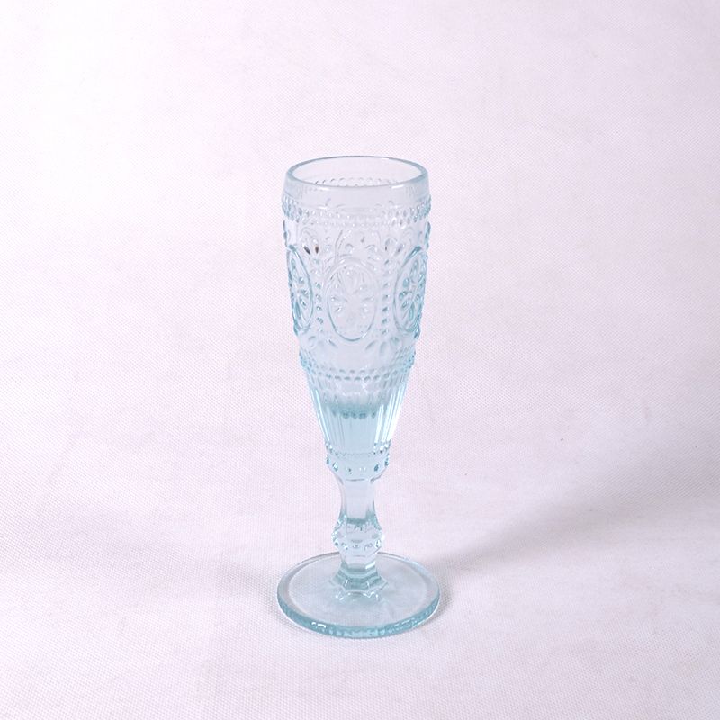 Embossed Champagne Glass