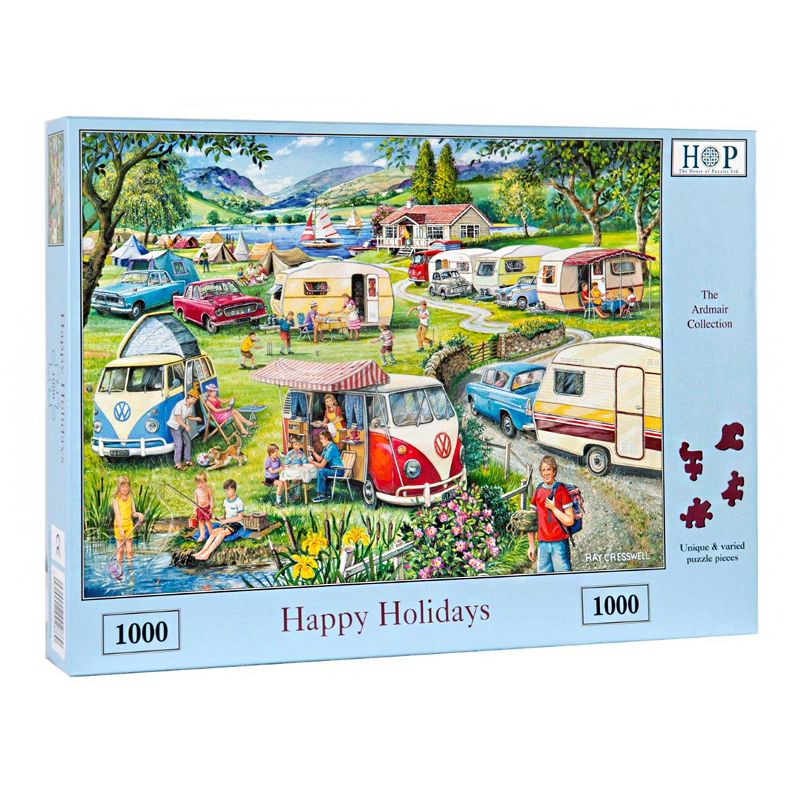 House Of Puzzles Jigsaw Happy Holidays 1000 Pieces