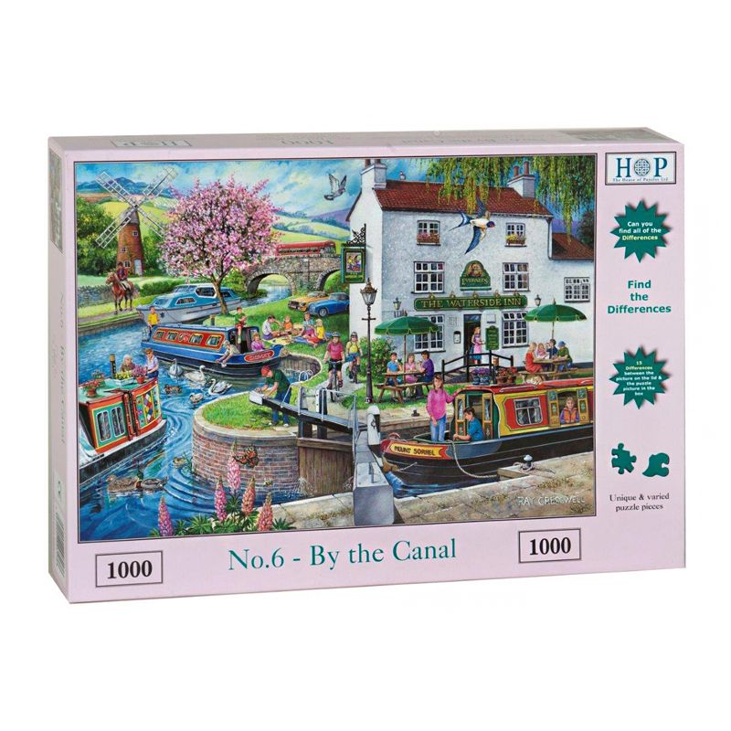 House Of Puzzles Jigsaw No.6 By the Canal 1000 Pieces