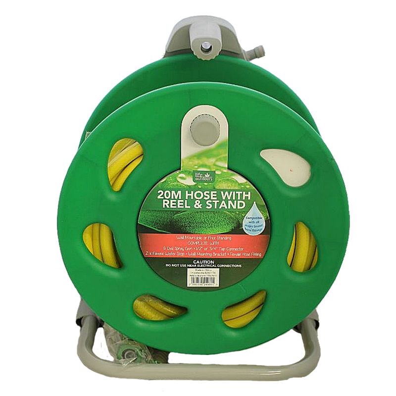 Hose with Reel & Stand (20 Metre) - Buy Online at QD Stores