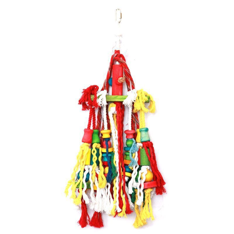 Happy Pet Parrot Toy Rope 'n' Tumble