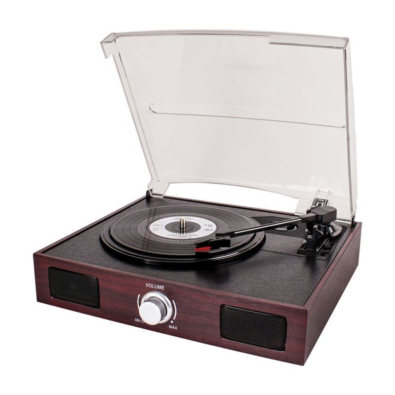 Retro Turntable With Plug In Adaptor