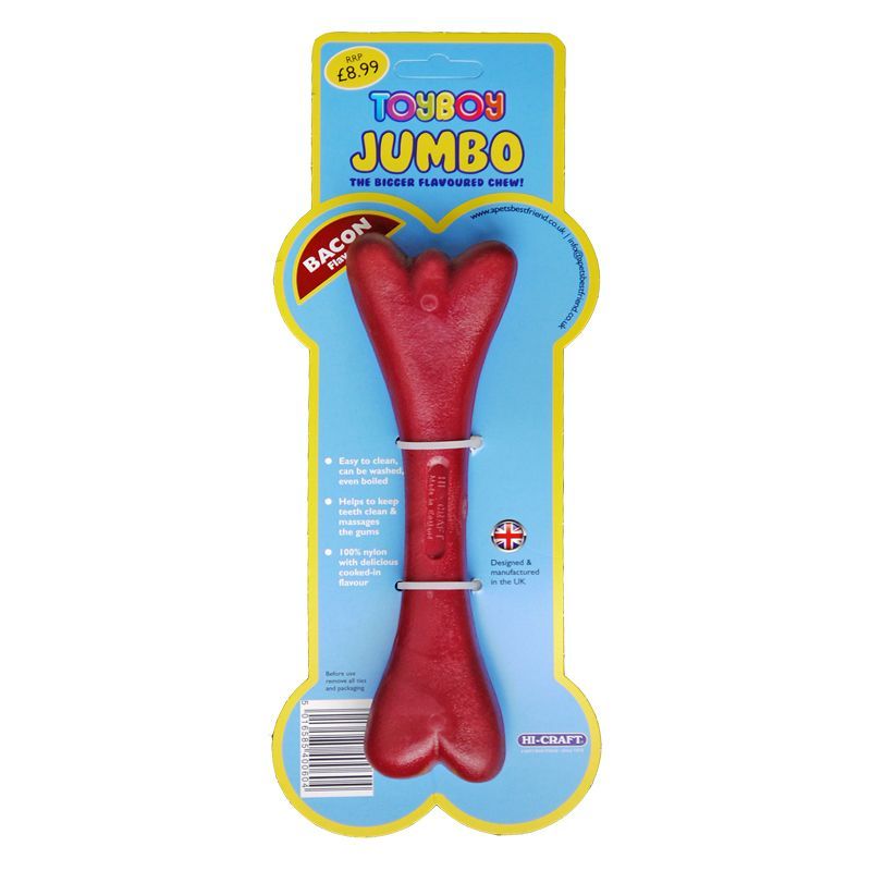 Hi-Craft Toyboy Jumbo Flavoured Chew - Bacon Flavour