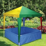 See more information about the Essentials Garden Gazebo Pool by Croft 1.46 x 1.46M Multicoloured