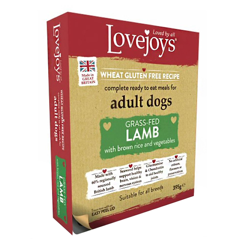 Lovejoys Lamb & Rice Wet Dog Food 395g