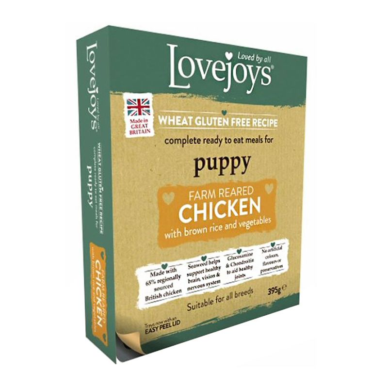 Lovejoys Chicken & Rice Wet Puppy Food 395g