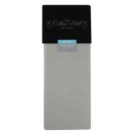 See more information about the Cotton Mill Silver Double Poly Cotton Fitted Sheet
