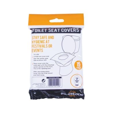 Product photograph of Milestone 15 Pack Toilet Seat Covers from QD stores