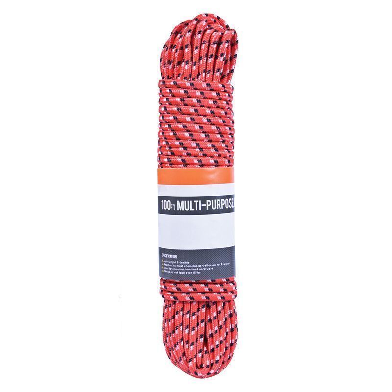 Milestone 100ft Multipurpose Rope - Red - Buy Online at QD Stores