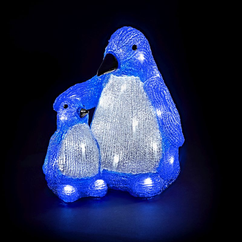Acrylic Penguin Xmas Decoration