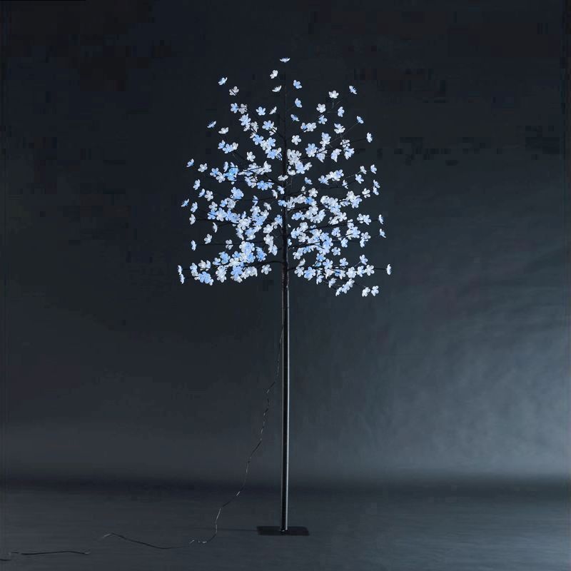 200cm (6 Feet 6 Inch) Blue & White Outdoor Cherry 320 LED Tree