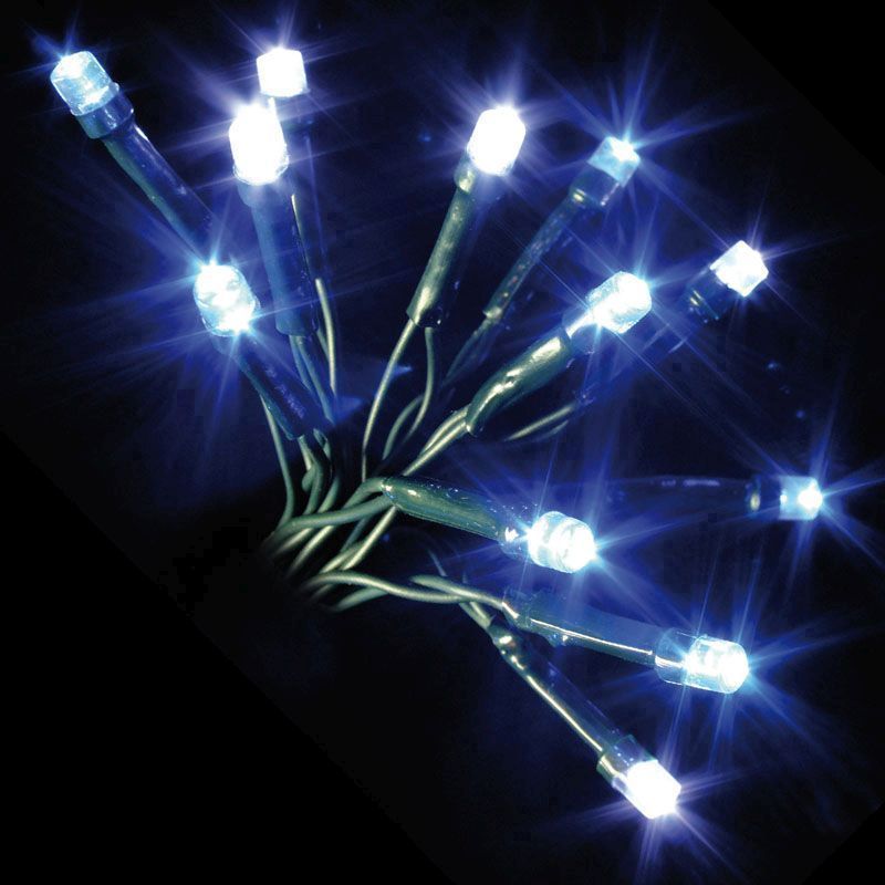 Fairy Christmas Lights Animated Blue & White Indoor 100 LED - 6.93m by Astralis