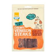 See more information about the Good Boy Chewy Venison Steaks 80g