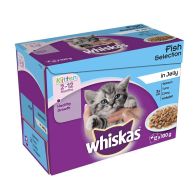 See more information about the Whiskas Wet Kitten Food Fish Selection 12 Pouches
