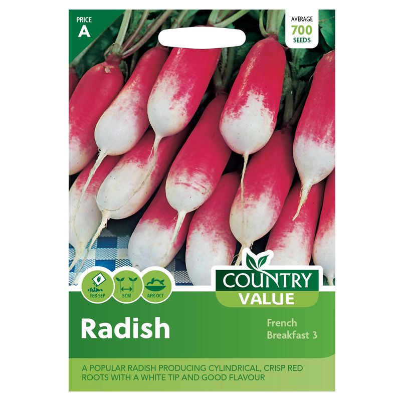 Country Value Radish French Breakfast Seeds