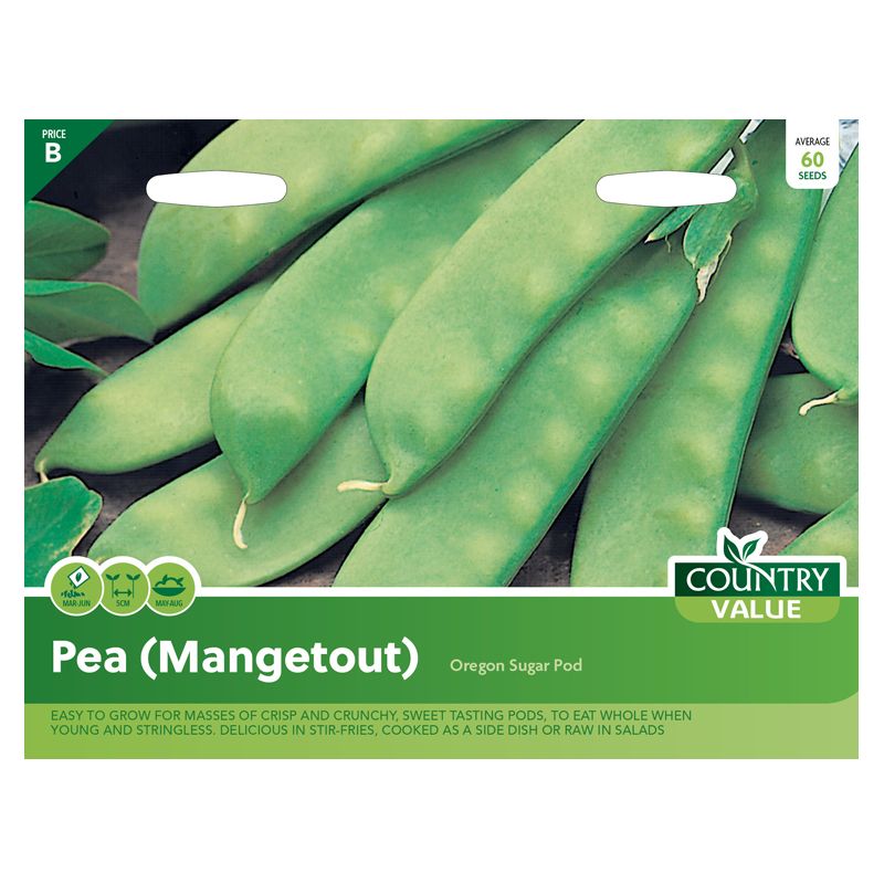 Country Value Pea Mangetout Oregon Seeds