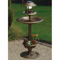 See more information about the Bright Garden Bird Bath With Solar Light