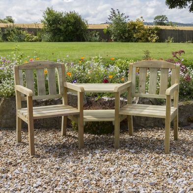 Product photograph of Caroline Garden Tete A Tete By Zest - 2 Seats from QD stores